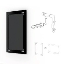 Зеркало Evoform Exclusive 178х118 Травленое серебро