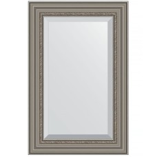 Зеркало Evoform Exclusive 86х56 BY 1237 с фацетом в багетной раме - Римское серебро 88 мм