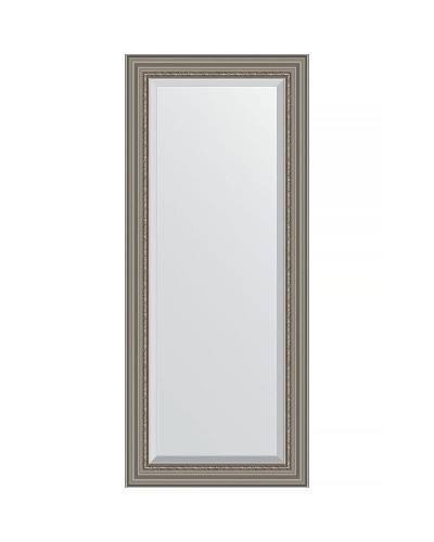Зеркало Evoform Exclusive 156х66 BY 1287 с фацетом в багетной раме - Римское серебро 88 мм