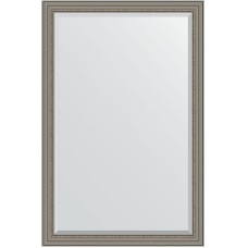 Зеркало Evoform Exclusive 176х116 BY 1317 с фацетом в багетной раме - Римское серебро 88 мм