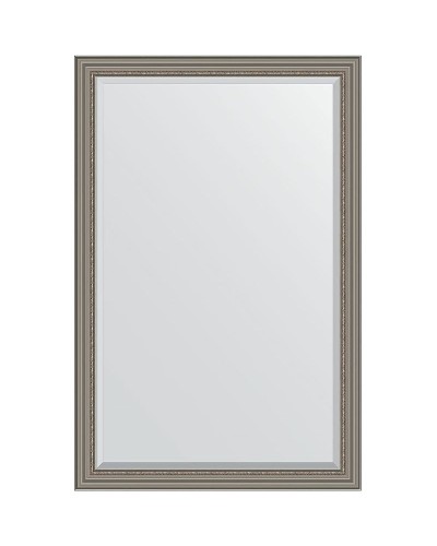 Зеркало Evoform Exclusive 176х116 BY 1317 с фацетом в багетной раме - Римское серебро 88 мм