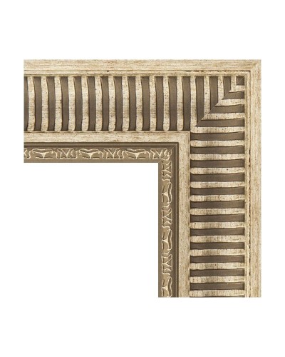 Зеркало Evoform Exclusive 147х62 Серебряный акведук