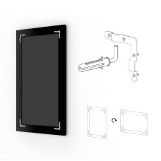 Зеркало Evoform Exclusive 177х117 Серебряный акведук