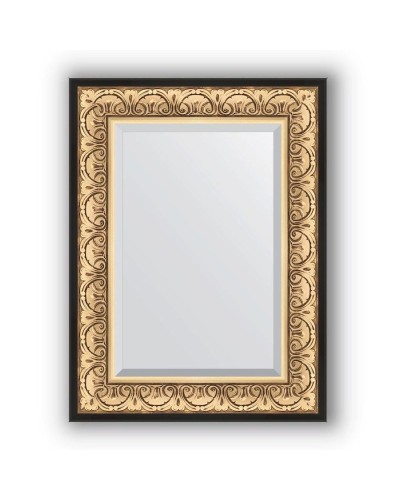 Зеркало Evoform Exclusive 80х60 Барокко золото