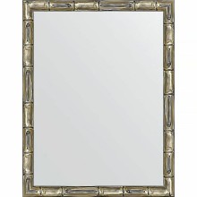 Зеркало Evoform Definite 44х34 BY 1329 в багетной раме - Серебряный бамбук 24 мм
