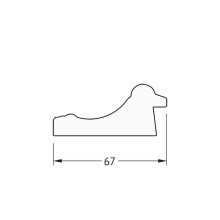 Зеркало Evoform Definite 52х42 BY 1353 в багетной раме - Состаренное золото 67 мм