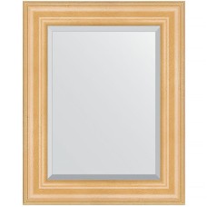 Зеркало Evoform Exclusive 51х41 BY 1355 с фацетом в багетной раме - Сосна 62 мм