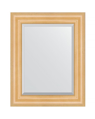 Зеркало Evoform Exclusive 51х41 BY 1355 с фацетом в багетной раме - Сосна 62 мм
