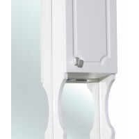 Зеркало со шкафом Bellezza Кантри 65 с подсветкой R Белое