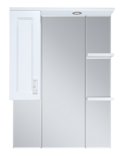 Дива - 75 Зеркало-шкаф со светом левое