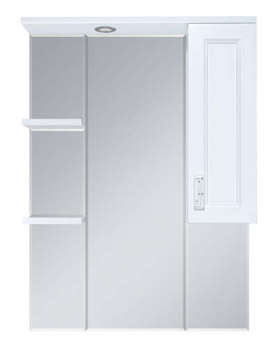 Дива - 85 Зеркало-шкаф со светом правое