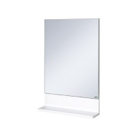 Алиса - 50 Зеркало белое с полкой