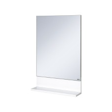 Алиса - 50 Зеркало белое с полкой