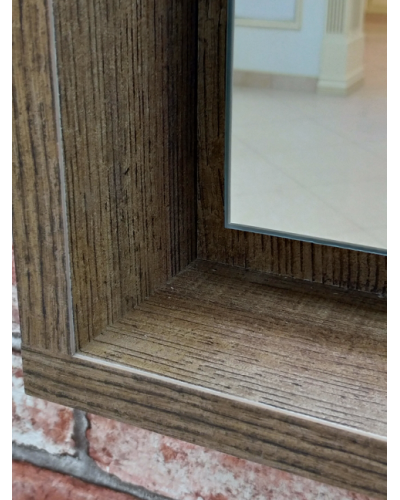 Dallas - 80 Зеркало свет ДСП (Дуб Галифакс)