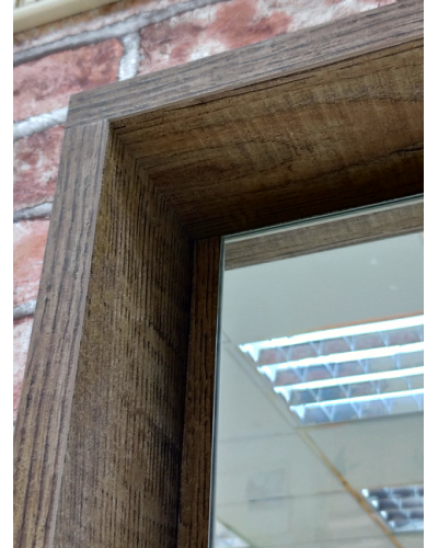 Dallas - 80 Зеркало свет ДСП (Дуб Галифакс)