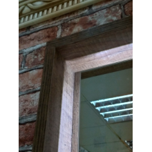 Dallas - 80 Зеркало свет ДСП (Дуб Галифакс)