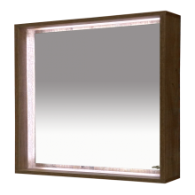 Dallas -100 Зеркало свет ДСП (Дуб Галифакс)