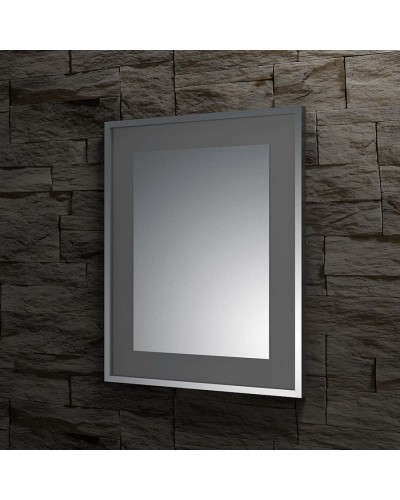 Зеркало Evoform Ledside 75х90 Сталь