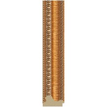 Зеркало Evoform Definite 75х55 BY 3042 в багетной раме - Золотые бусы на бронзе 60 мм