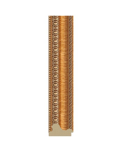 Зеркало Evoform Definite 75х55 BY 3042 в багетной раме - Золотые бусы на бронзе 60 мм