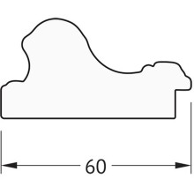 Зеркало Evoform Definite 75х55 BY 3042 в багетной раме - Золотые бусы на бронзе 60 мм