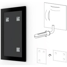 Зеркало Evoform Definite 80х60 BY 3053 в багетной раме - Золотые дюны 90 мм