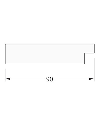 Зеркало Evoform Definite 80х60 BY 3053 в багетной раме - Золотые дюны 90 мм