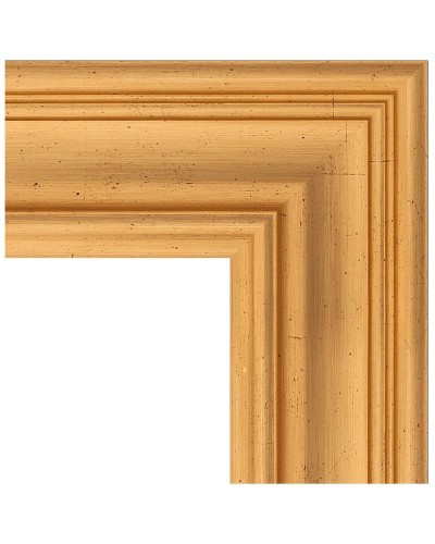 Зеркало Evoform Definite 82х62 BY 3059 в багетной раме - Травленое золото 99 мм