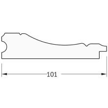 Зеркало Evoform Definite 83х63 BY 3063 в багетной раме - Вензель бронзовый 101 мм