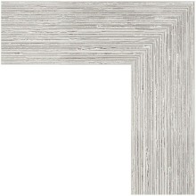 Зеркало Evoform Definite 106х56 BY 3080 в багетной раме - Серебряный дождь 70 мм
