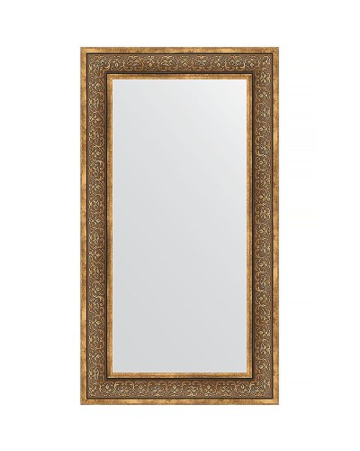 Зеркало Evoform Definite 113х63 BY 3095 в багетной раме - Вензель бронзовый 101 мм