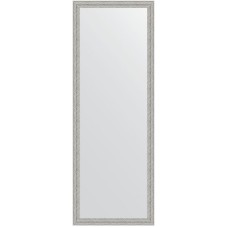 Зеркало Evoform Definite 141х51 BY 3102 в багетной раме - Волна алюминий 46 мм