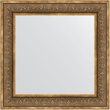 Зеркало Evoform Definite 73х73 BY 3159 в багетной раме - Вензель бронзовый 101 мм