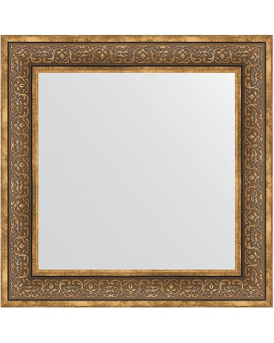 Зеркало Evoform Definite 73х73 BY 3159 в багетной раме - Вензель бронзовый 101 мм