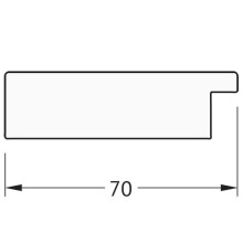 Зеркало Evoform Definite 86х66 BY 3176 в багетной раме - Серебряный дождь 70 мм