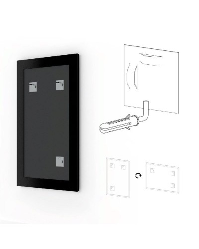 Зеркало Evoform Definite 76х56 Хром
