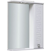 Зеркало со шкафом Runo Авила 60 R 00000001047 с подсветкой Белое