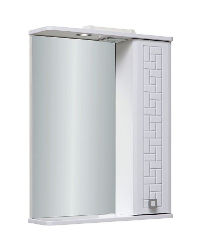 Зеркало со шкафом Runo Авила 60 R 00000001047 с подсветкой Белое