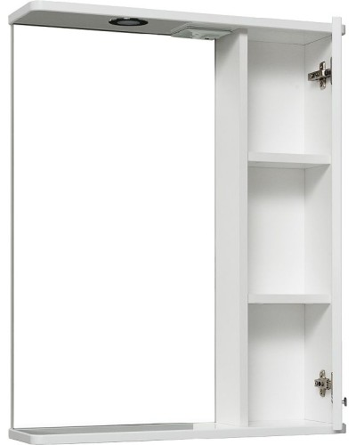 Зеркало со шкафом Runo Авила 60 R 00000001047 с подсветкой Белое