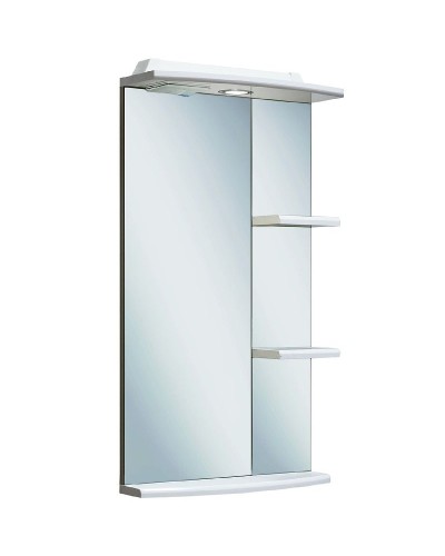 Зеркало Runo Азов 40 00000000934 с подсветкой Белое