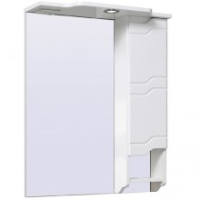 Зеркало со шкафом Runo Стиль 65 R УТ000002339 с подсветкой Белое