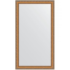Зеркало Evoform Definite 115х65 BY 3202 в багетной раме - Золотые бусы на бронзе 60 мм