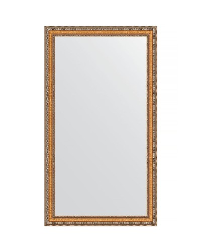 Зеркало Evoform Definite 115х65 BY 3202 в багетной раме - Золотые бусы на бронзе 60 мм