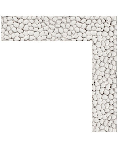 Зеркало Evoform Definite 71х71 BY 3226 в багетной раме - Чеканка белая 46 мм