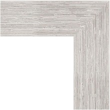 Зеркало Evoform Definite 116х66 BY 3208 в багетной раме - Серебряный дождь 70 мм