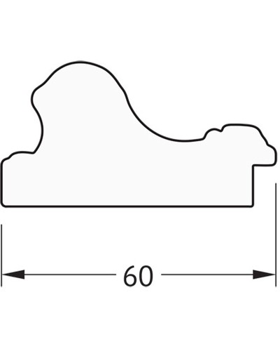 Зеркало Evoform Definite 75х75 BY 3234 в багетной раме - Золотые бусы на бронзе 60 мм