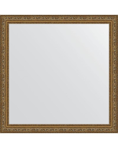 Зеркало Evoform Definite 74х74 BY 3231 в багетной раме - Виньетка состаренное золото 56 мм