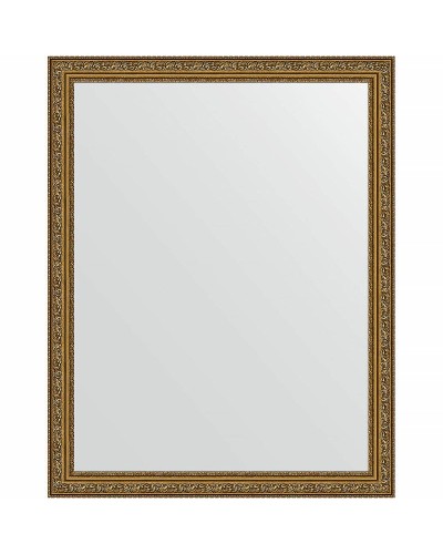Зеркало Evoform Definite 94х74 BY 3263 в багетной раме - Виньетка состаренное золото 56 мм