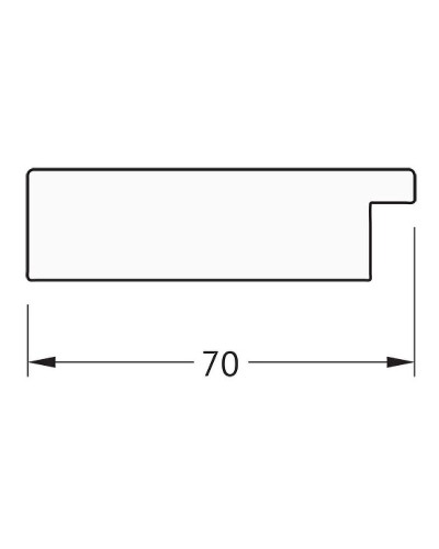 Зеркало Evoform Definite 76х76 BY 3240 в багетной раме - Серебряный дождь 70 мм