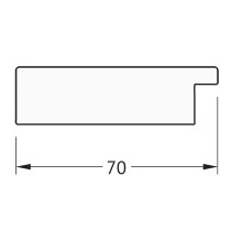 Зеркало Evoform Definite 96х76 BY 3272 в багетной раме - Серебряный дождь 70 мм